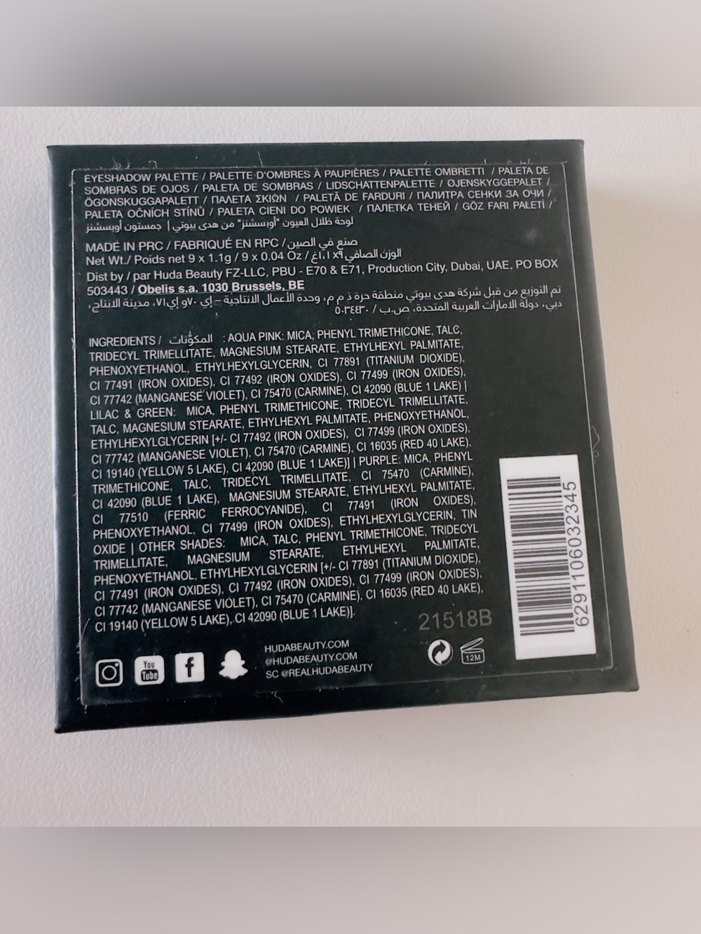 New Huda Beauty Gemstone Obsessions Eyeshadow Palette - Picture 5 of 7